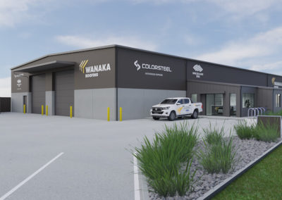 Wanaka Roofing new factory - 3d Render