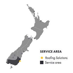 Freeman Service Area Map - Dunedin